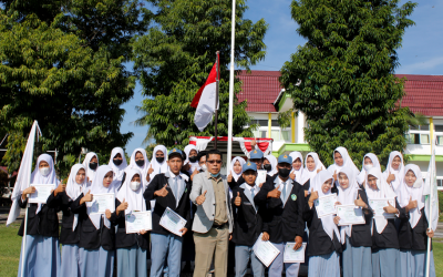 Pelantikan OSIS SMKN 1 Sakra Masa Bakti 2021/2022